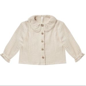 Rylee & Cru Stone Oversized Collar Blouse - age 4/5 yrs